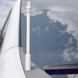 AR-15 Rifle Barrel 10" Aluminum Truck Antenna with 3-Pronged Threaded Flash Hider Barrel Tip (Antenna Fits OEM Factory Threaded Antenna Base) Multiple Colors