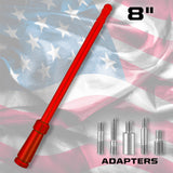 Aluminum 8" Antenna Mast (Fits OEM Factory Threaded Antenna) Multiple Colors
