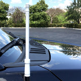 Aluminum 8" Antenna Mast (Fits OEM Factory Threaded Antenna) Multiple Colors