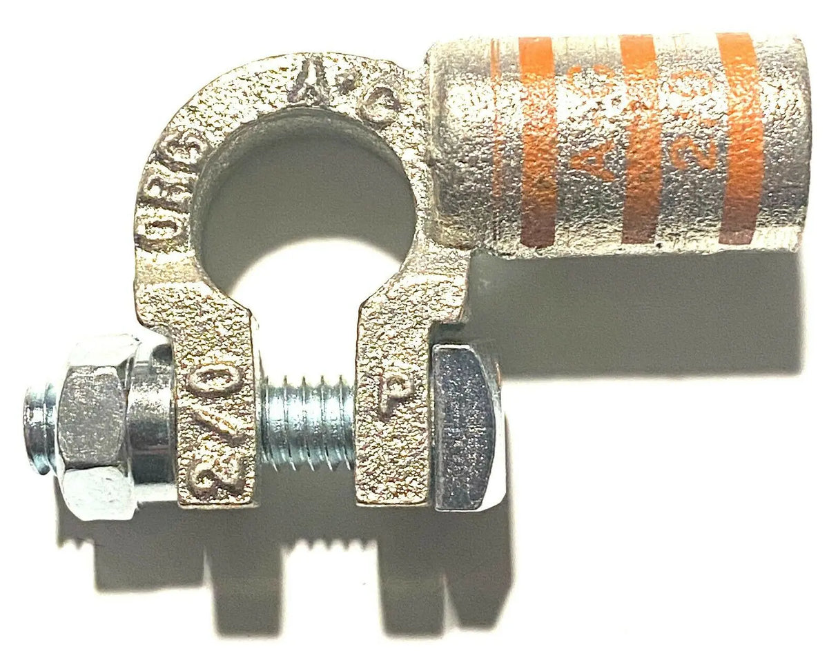 Battery Cable Ends Copper Top Post 90 DEG Terminal Connectors 2 GAUGE THUR 4/0 ac/dc wire and supply