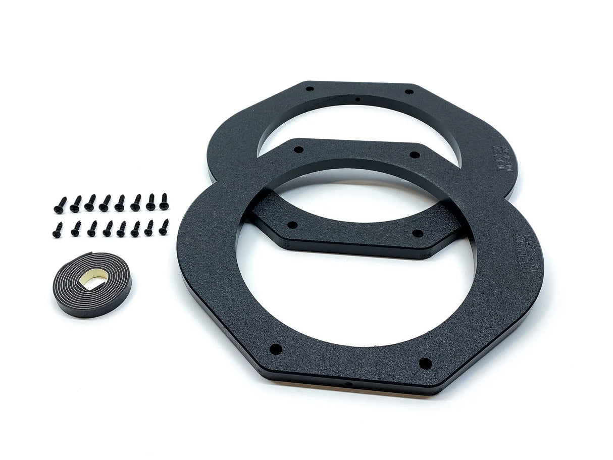 2015-2026 Ford F-150/Super Duty Speaker Adapters | CNC-Machined No-Drill Ten87 Design