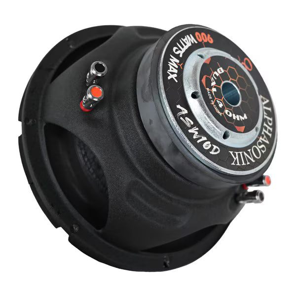Alphasonik ASW10D 10" 30W RMS Subwoofer DVC 4-Ohm Alphasonik