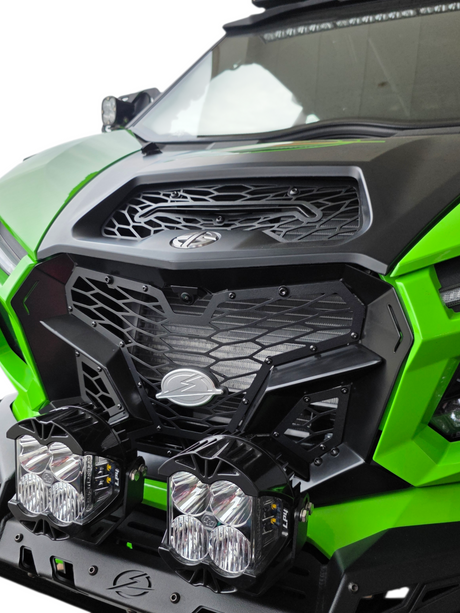 2026+ Kawasaki Teryx H2 Volt Grill w/Camera Mount www.elektricoffroad.com