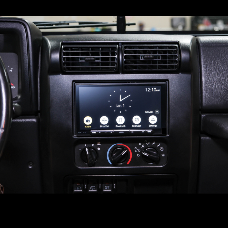 Sony XAV-AX4000 Plug and Play Bundle | '03 - '06 TJ Wrangler