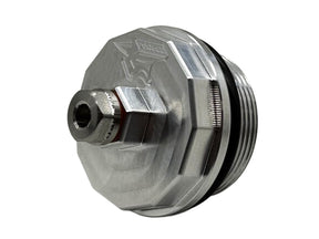 Forged Diesel Water In Fuel, WIF, Sensor Delete Plug With Drain, 2001-2016 GM 6.6L Duramax LB7 LLY LBZ LLY LMM Forged Diesel