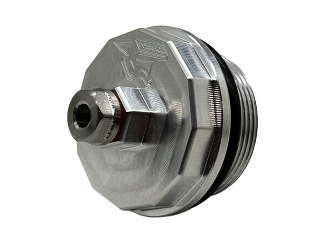 Forged Diesel Water In Fuel, WIF, Sensor Delete Plug With Drain, 2001-2016 GM 6.6L Duramax LB7 LLY LBZ LLY LMM Forged Diesel