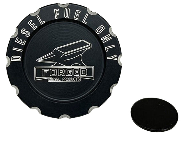 Forged Diesel Billet Fuel Cap, 2020-2024 GM 3.0L Duramax LM2 LZ0 Forged Diesel