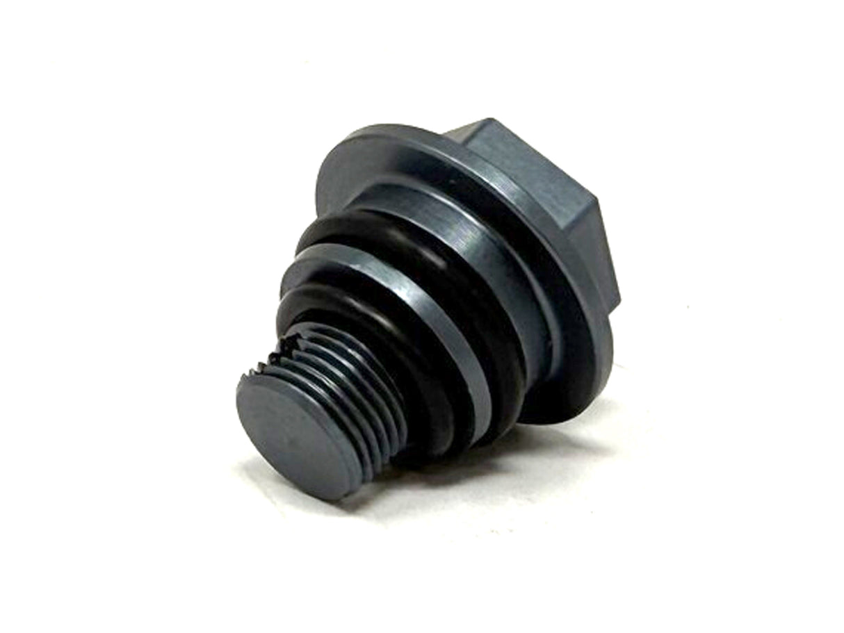 Forged Diesel Billet Fuel Filter Drain Plug, 2017-2019 GM 6.6L Duramax L5P Forged Diesel