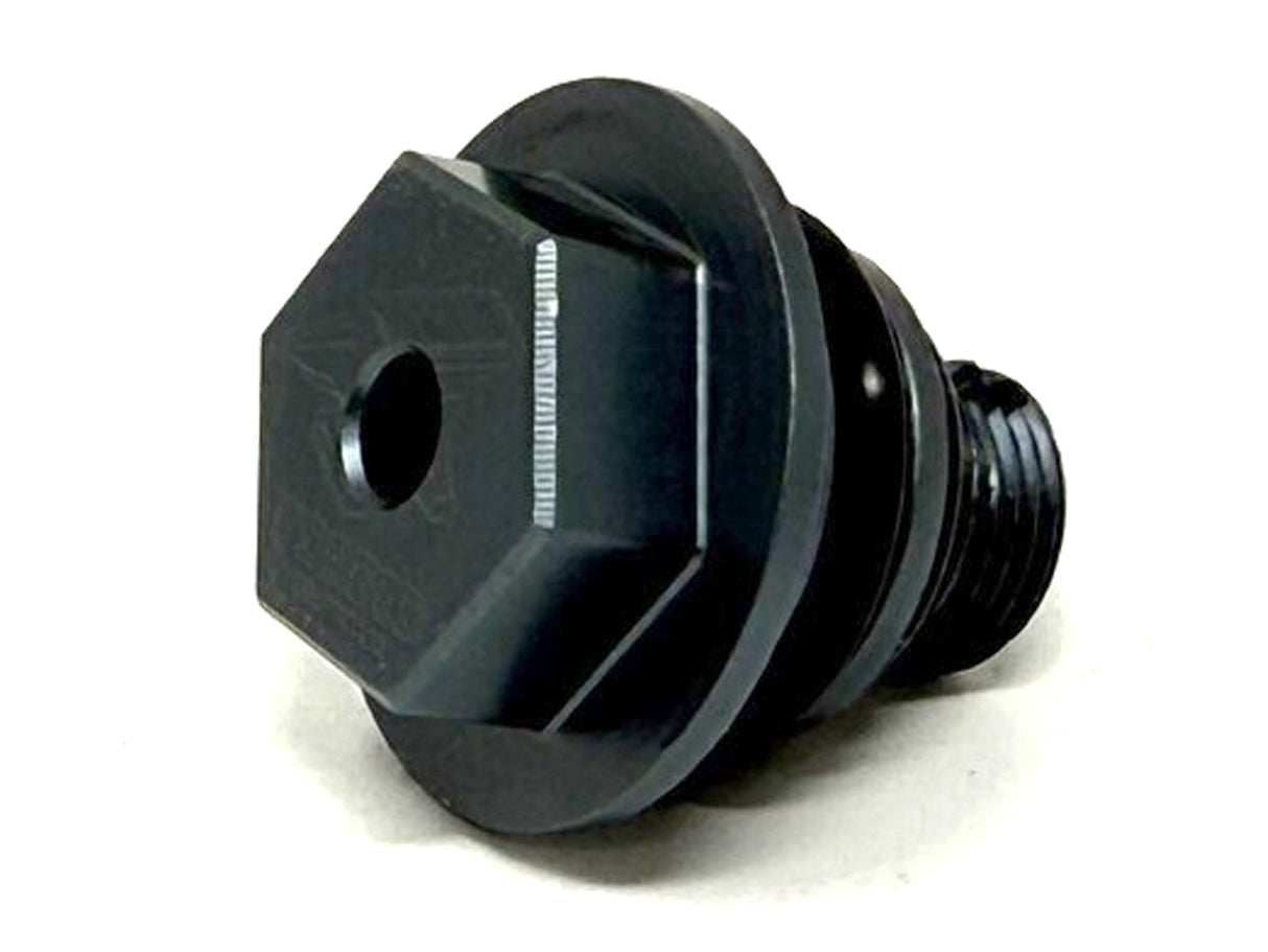Forged Diesel Billet Fuel Filter Drain Plug, 2017-2019 GM 6.6L Duramax L5P Forged Diesel