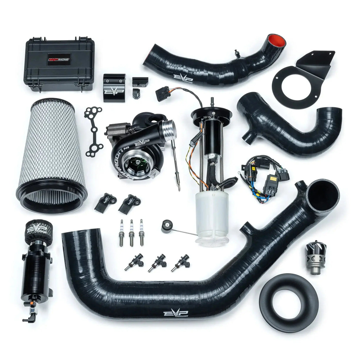Can-Am Maverick R P48 Turbo System With MG1 ECU Unlock & Flex Fuel Rising Rate CodeShooter Power Flash Evolution Powersports
