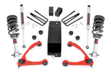 3.5 Inch Lift Kit UCA M1 Struts Red Silverado/Sierra 1500 (07-13) Rough Country
