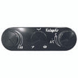 Vintage Air 3-Knob Horizontal Control Panel with Black Anodized Face and Knobs Far From Stock
