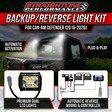 Straightline Performance SmartWire Backup Light Kit for Can-Am Defender