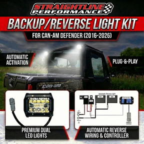Straightline Performance SmartWire Backup Light Kit for Can-Am Defender
