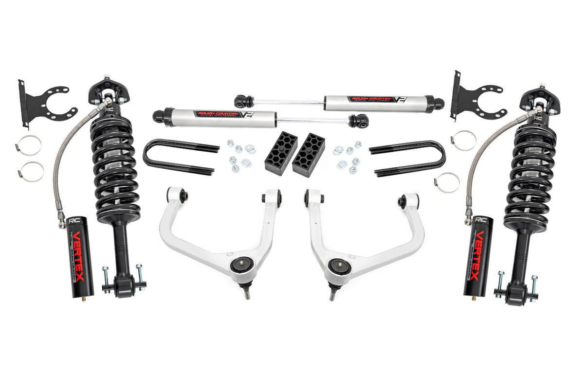 3.5 Inch Lift Kit Vertex/V2 Rear Mono Leaf Chevy Silverado 1500 (22-24) Rough Country