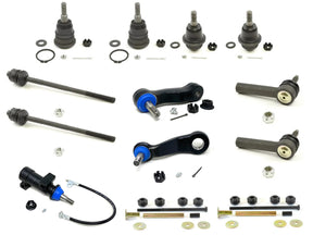 Forged Diesel 13 Piece Tie Rod Ball Joint Idler Pitman Arm Kit, 2001-2010 GM 6.6L Duramax LB7 LLY LBZ LMM Forged Diesel
