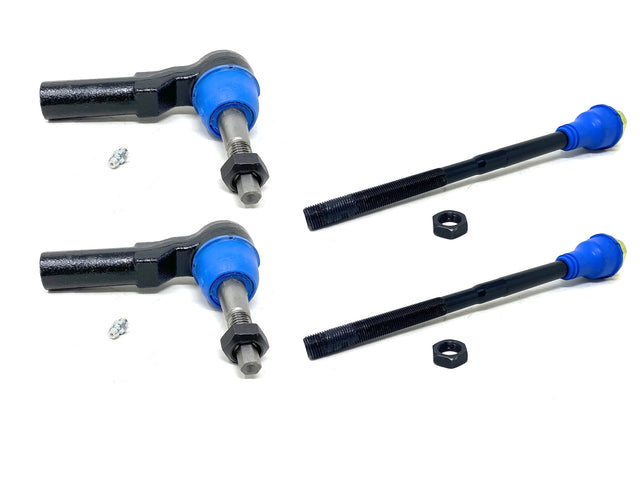 Forged Diesel 4 Piece Tie Rod Kit, 2011-2019 GM 6.6L Duramax LML L5P Forged Diesel