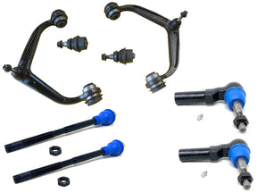 Forged Diesel 8 Piece Upper Control Arm Ball Joint Tie Rod Kit, 2011-2019 GM Duramax Forged Diesel