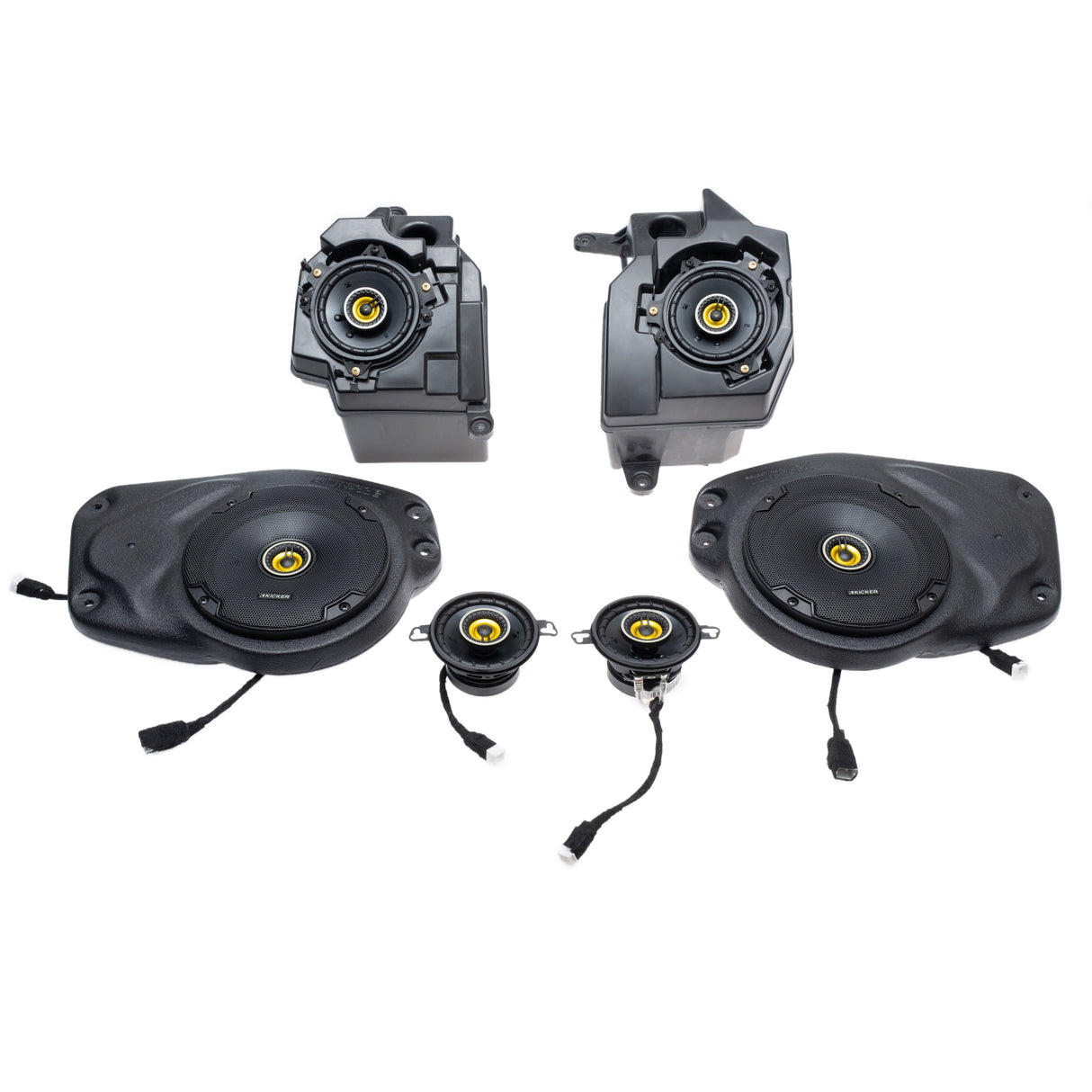 Kicker CS Complete Plug & Play Speaker Bundle Upgrade | '18-'23 JL/ '20-'23 JT