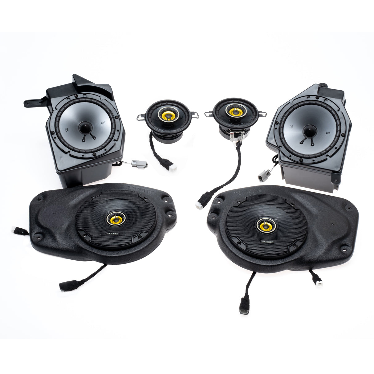 Kicker CS Complete Plug & Play Speaker Bundle Upgrade | '18-'23 JL/ '20-'23 JT