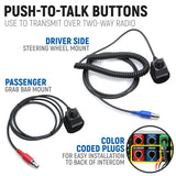 Rugged Radios Rugged Radios '16-'23 YXZ 1000R Communication Kit with Bluetooth and Radio