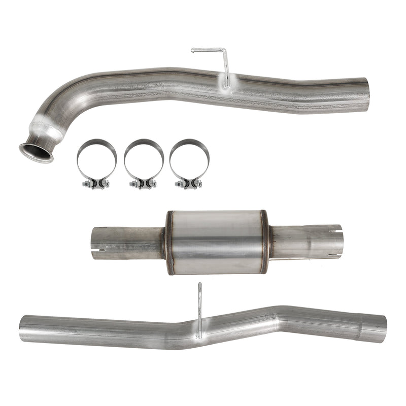 TruckTok 2011-2015 Chevy/GMC Duramax LML 4" DPF & CAT Delete Pipe (with Muffler)