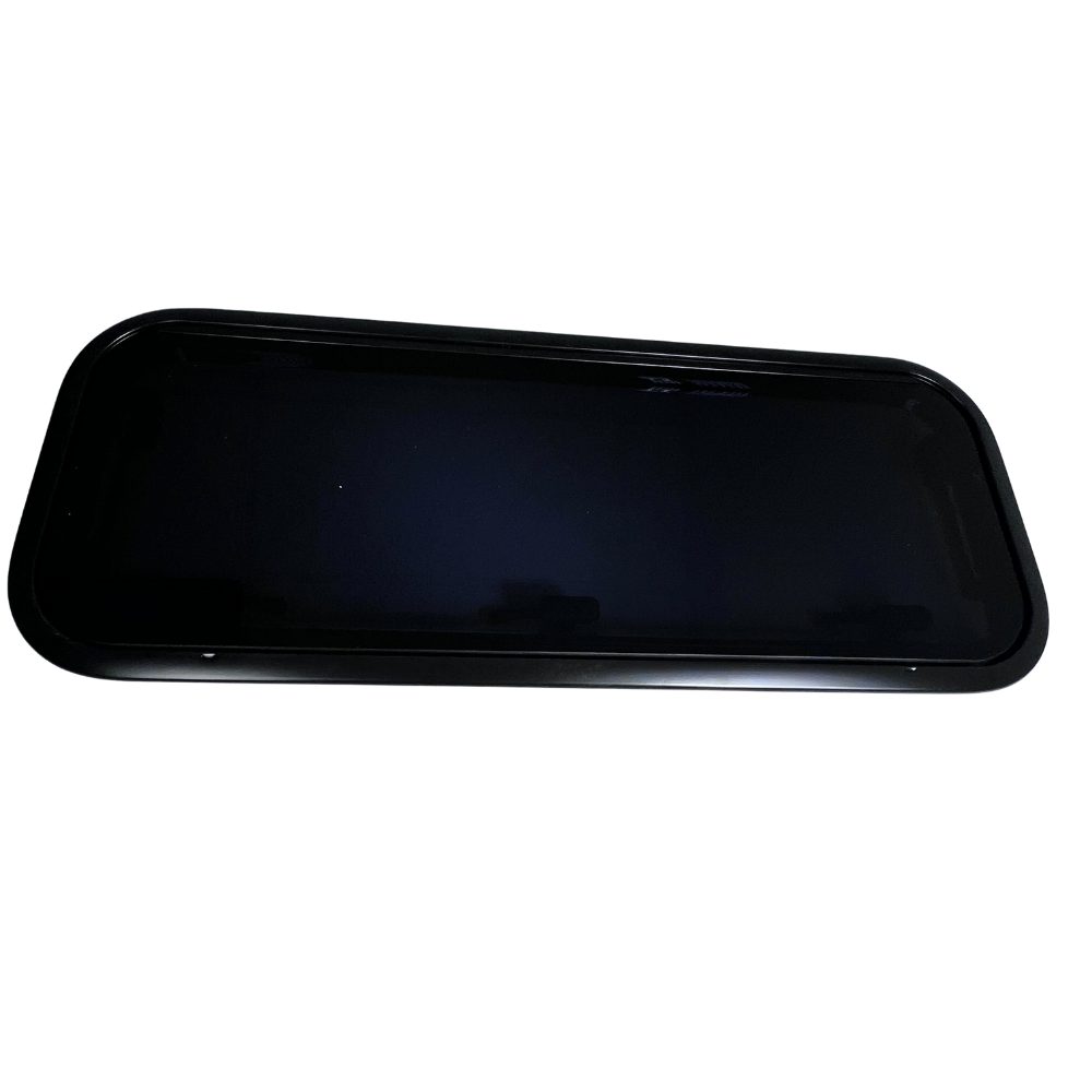 CRL Glass Awning Window w/ Clamp Ring (Driver Side) for Sprinter Van Wideout S&B