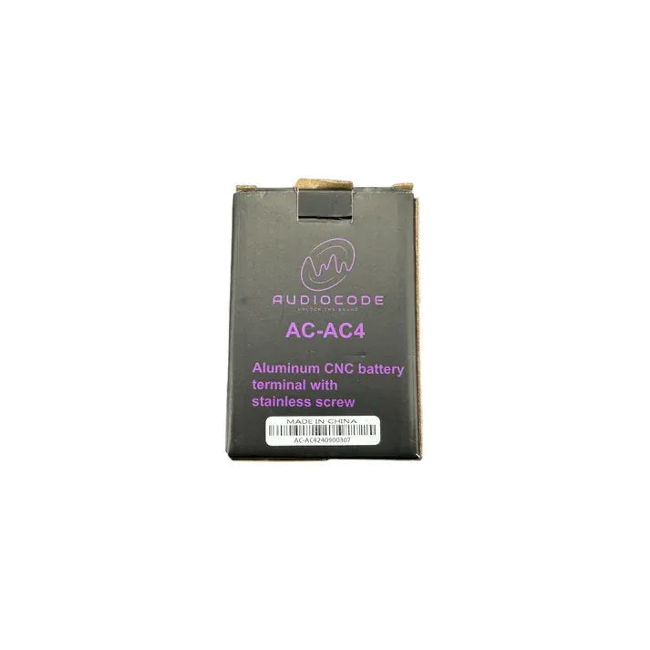 Audio Xtreme Code AC-AC4 Flat 4 Spot Aluminum Battery Terminal (Single) Audio Xtreme Code