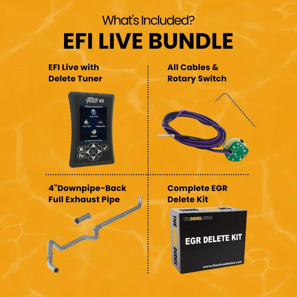 GM/Chevy Duramax 6.6L LLY Full Delete Bundle | 2004-2005 thedieseldudes