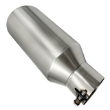 Trucktok 3" Inlet 5" Outlet 12" Overall Length Stainless Steel Bolt On Exhaust Tailpipe Tip TruckTok