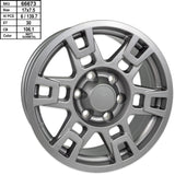 Toyota TRD Style Wheel 17 x 7.5" Auto Rim 1pc Matte Gunmetal