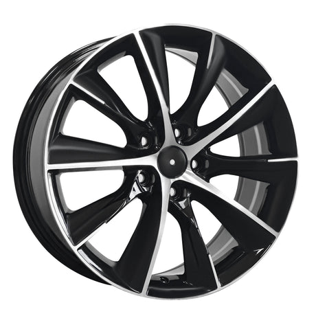 Tesla Wheels 4pcs Model Y 3 Rims 20x7.5" pcd 5x114.3mm Black Machine Face