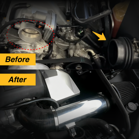 Trucktok 2005-2010 Dodge Chrysler HEMI 5.7L 6.1L V8 Cold Air Intake w/Heat Shield TruckTok