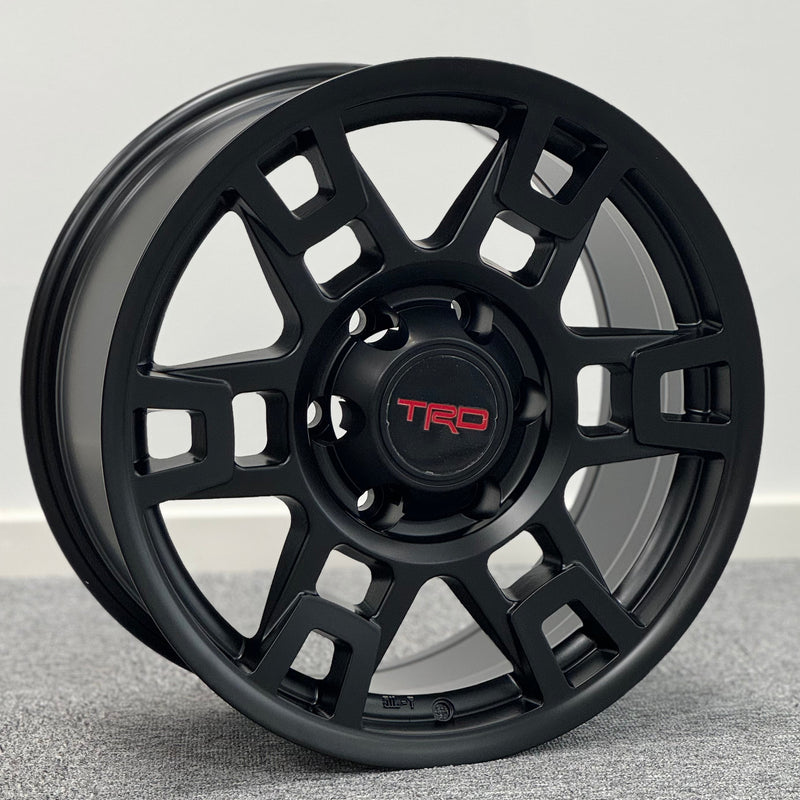 Toyota TRD Style Wheels 17" x 8 Matt Black 5pcs Rims