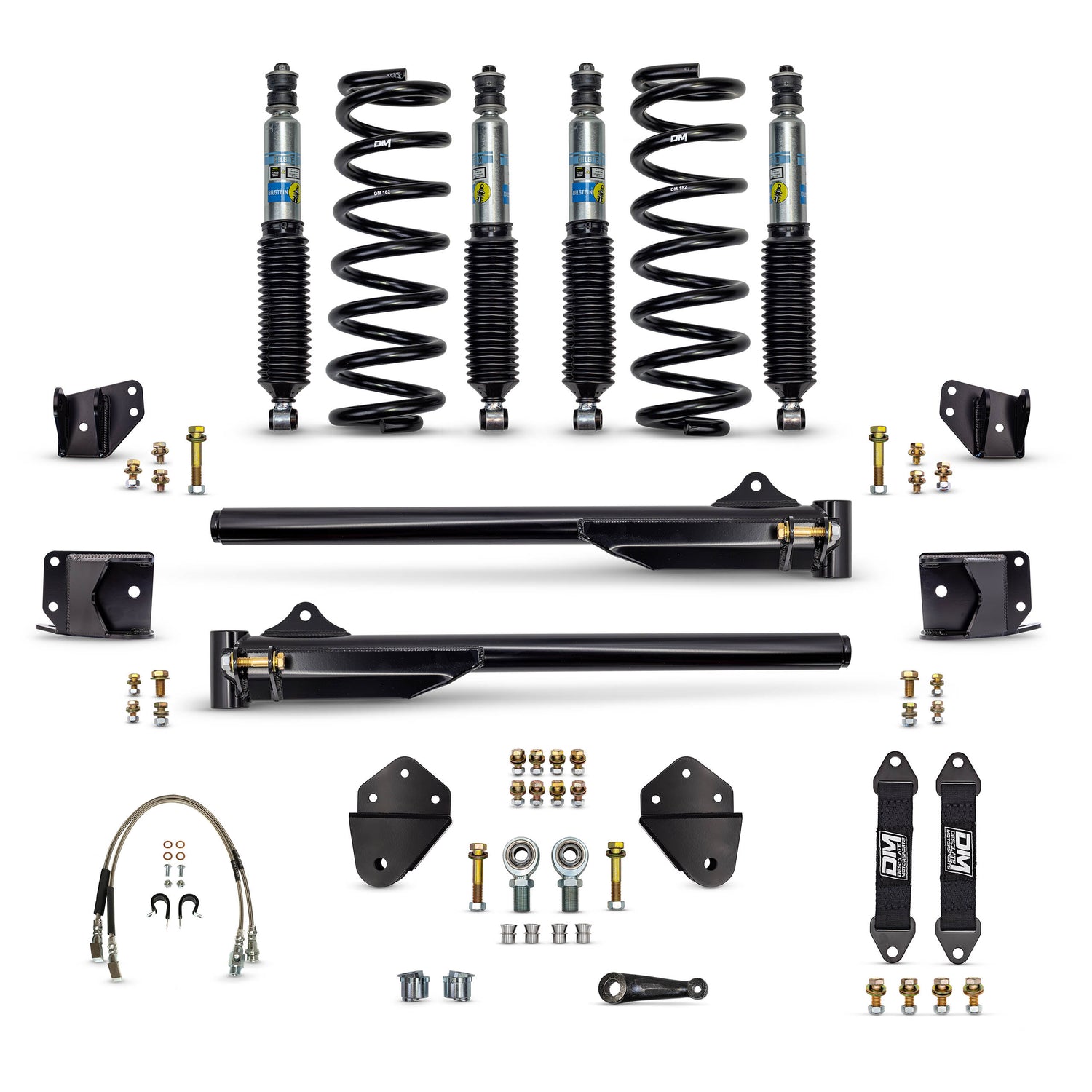 Desolate Motorsports Front 2" Lift Kit (Bolt-on) - 1980-1996 Ford F150/Bronco Desolate Motorsports