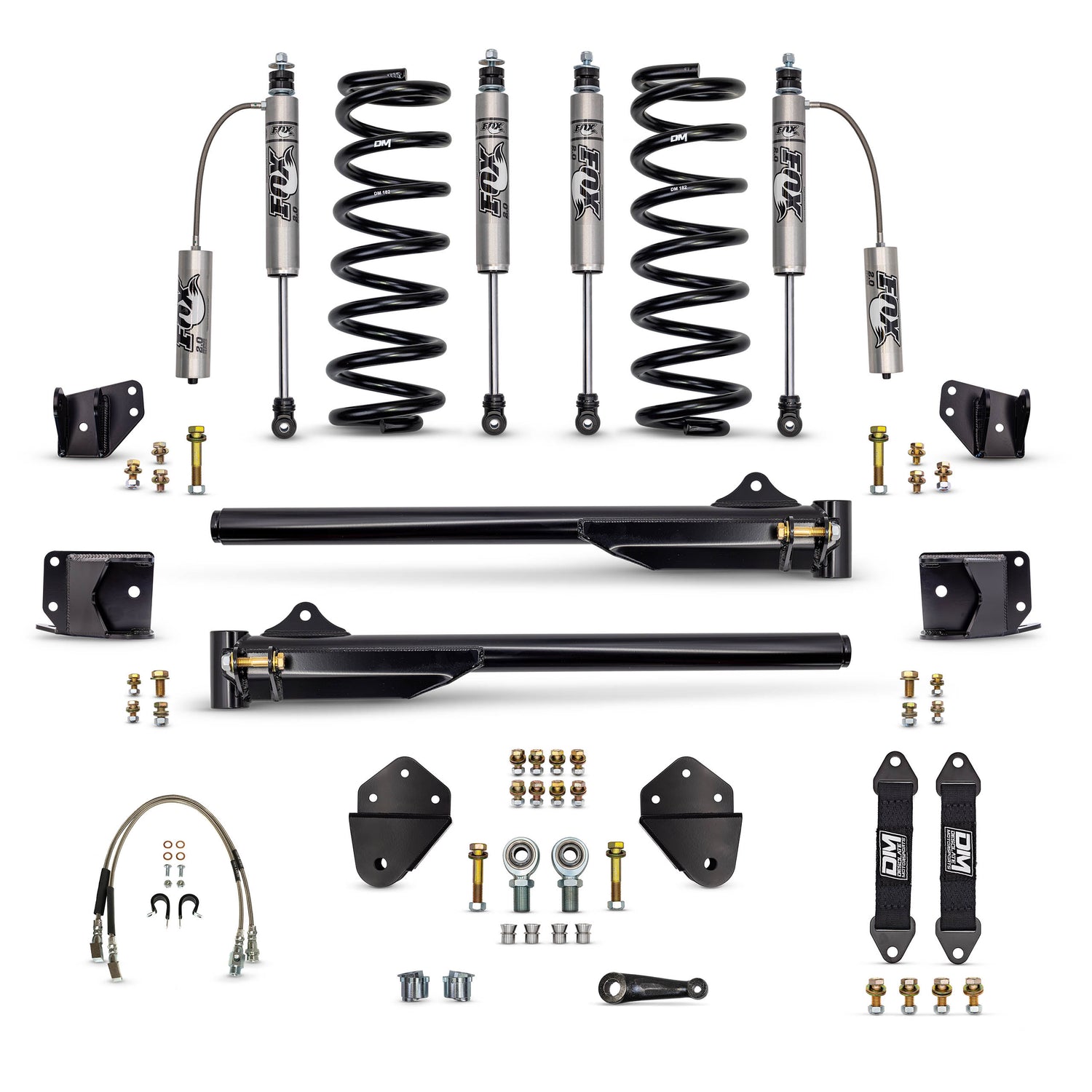 Desolate Motorsports Front 2" Lift Kit (Bolt-on) - 1980-1996 Ford F150/Bronco Desolate Motorsports