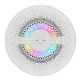 Luxury 6.5” 2-Way Marine Coaxial Speaker with Digital LED Lights and Flush Magnetic Mount Grille | 150W RMS 4-Ohm