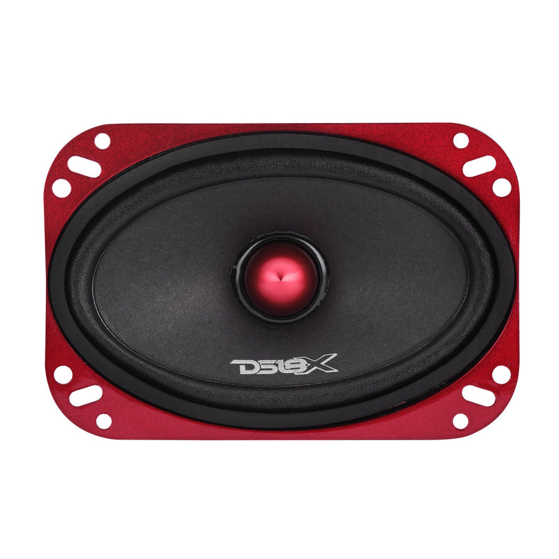 PRO-X 4x6” Mid-Range Loudspeaker with Bullet | 100W RMS 4-Ohm