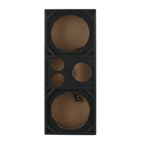 Dual 12” + Dual 4” Tweeter + 2” Driver Ported Voceteo Empty Enclosure | Speakon-Ready