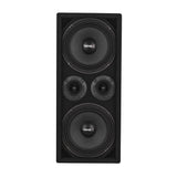 Loaded Voceteo Enclosure with Dual 8" Speakers, Dual 3.78" Tweeters, Amplifier & Speakon Cable