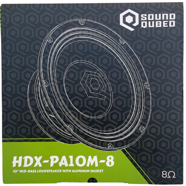 SOUNDQUBED HDX Series Pro Audio 10" Speaker (single)