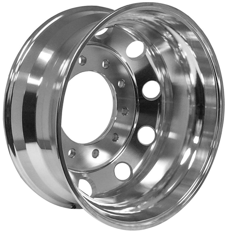 22.5x8.25 Truck Wheels 12pcs Forged Aluminum Rims $241 each BULK PRICE Both-Side Polished Mirror Hub-Piloted