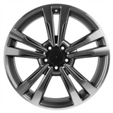 Gun Gray Mercedes Style Wheels 19x8.5 5x112 1pc