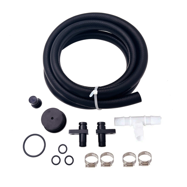 TruckTok 2004-2010 6.6L GMC Chevrolet Duramax CCV PCV Reroute Ventilation diesel Kit TruckTok