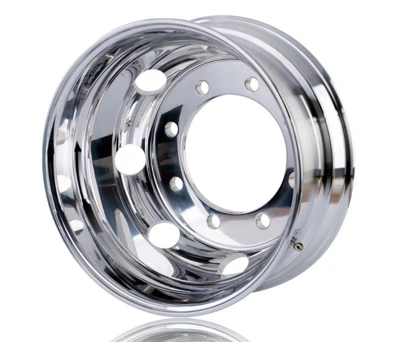 Truck Wheels 19.5" x 6.75" Forged Aluminum Rims Both-Side Mirror Polished