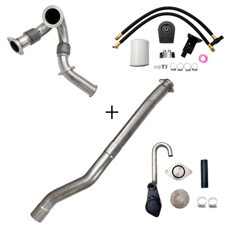 Trucktok 2003-2007 6.0L Ford Powerstroke DPF/EGR/CCV/Up pipe kit TruckTok