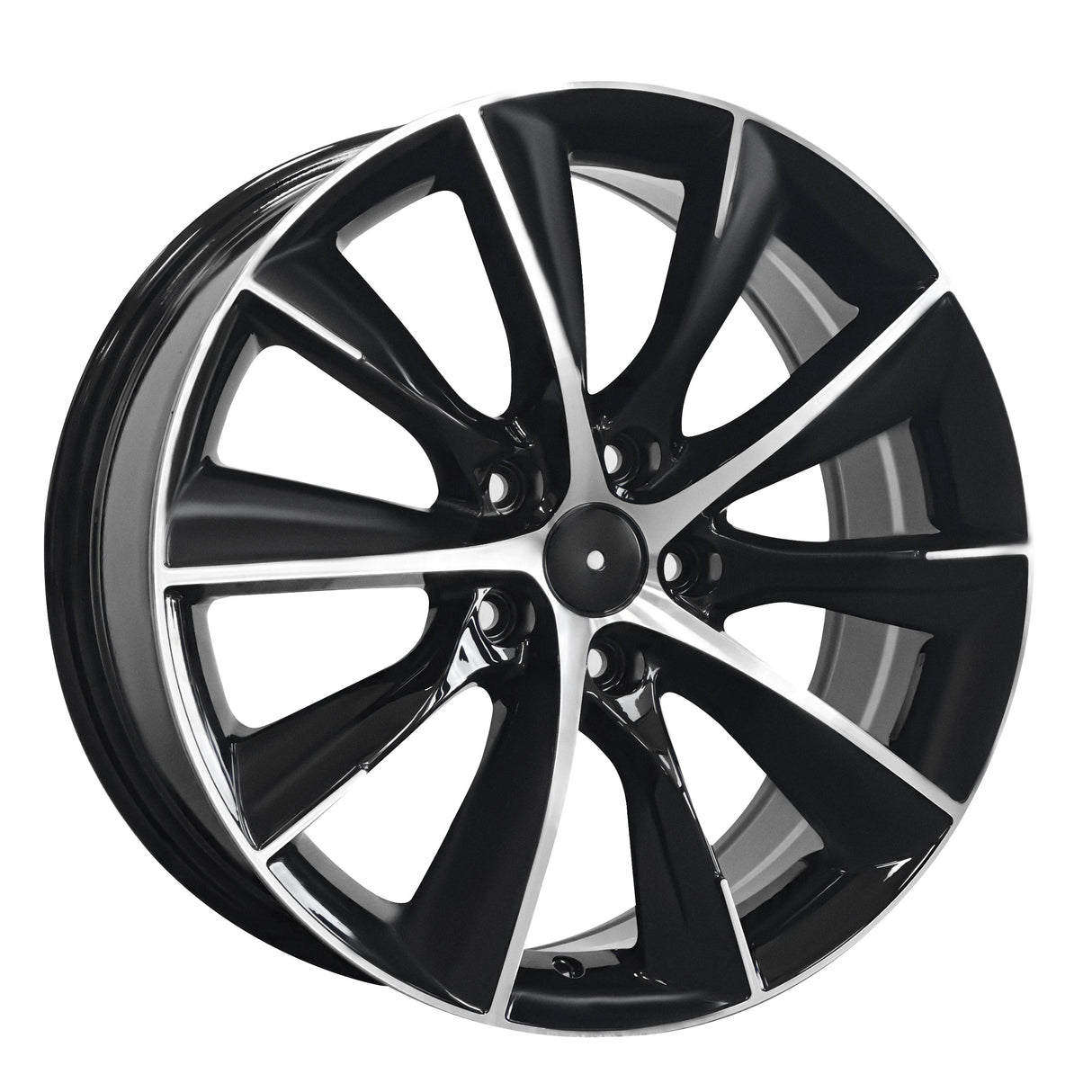 Tesla Wheels 18x7.5" pcd 5x114.3mm Black Machine Face 1pc For Model Y 3
