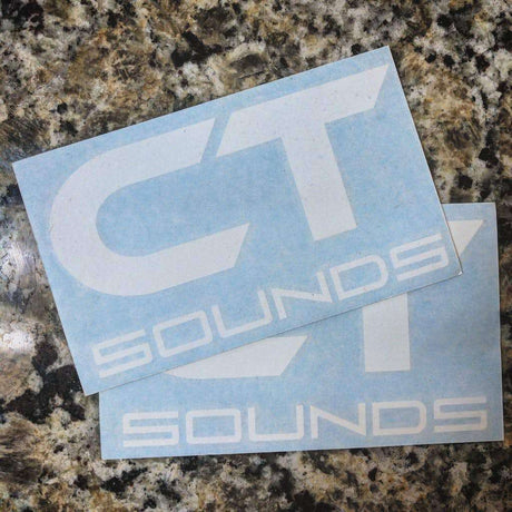 (2) Pack of CT Sounds Decals CT Sounds