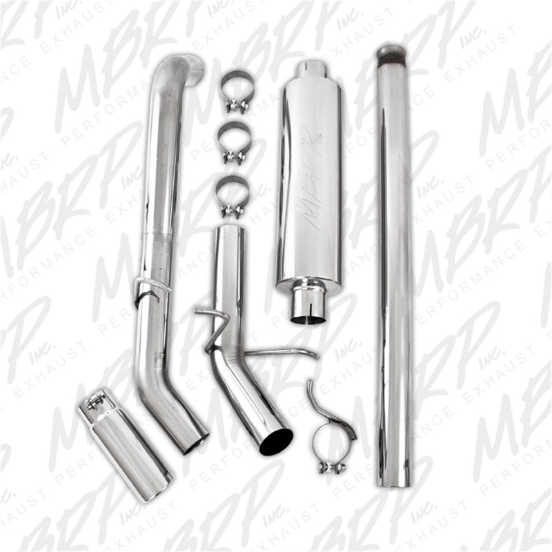 MBRP 11-13 Chevy 1500 Silverado/GMC Sierra 6.2L V8 3.5in Cat Back Single Side Exhaust T409