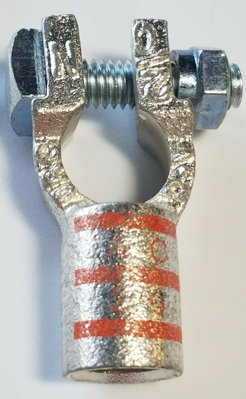 Battery Cable Ends Copper Top Post Terminal Connectors 4 GAUGE THUR 4/0